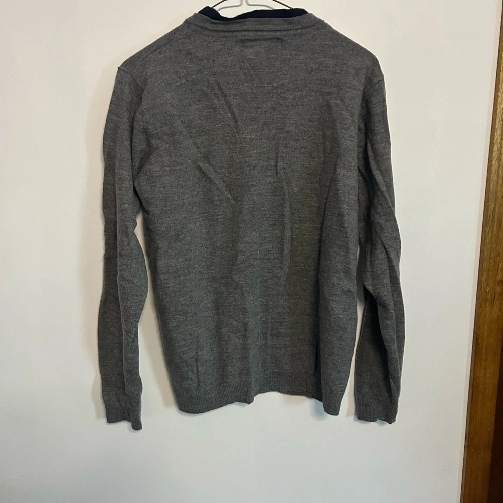Merino Wool Sweater in Charcoal - Picture 4 of 6